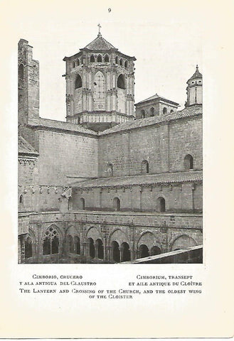 Lamina 574: MONASTERIO DE POBLET. Cimborio crucero y ala antigua del claustro