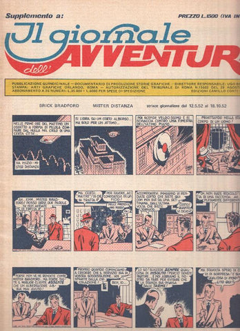 Il giornale dell'Avventura: Brick Bradford: Mister Distanza