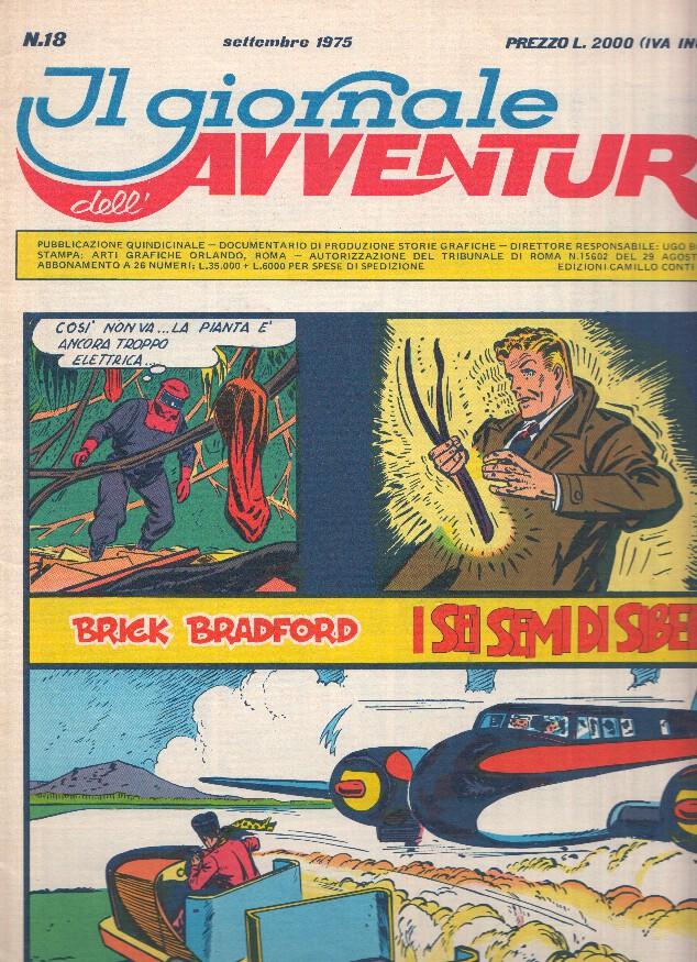 Il giornale dell´Avventura numero 18: Brick Bradford