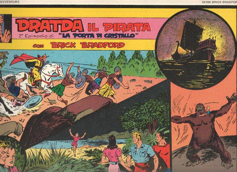 Brick Bradford numero 22: 10ª avventura: 2ª parte de La porta di Cristallo