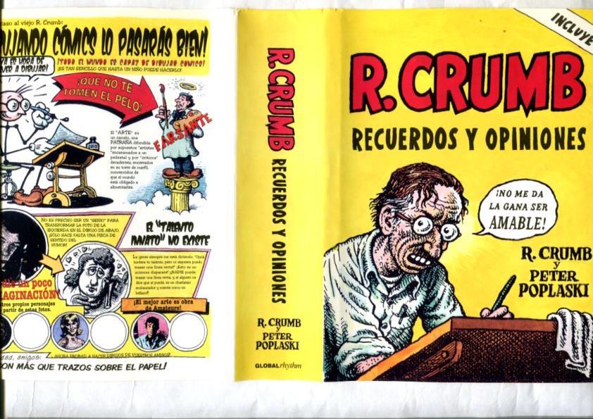 R. Crumb recuerdos y opiniones, incluye CD