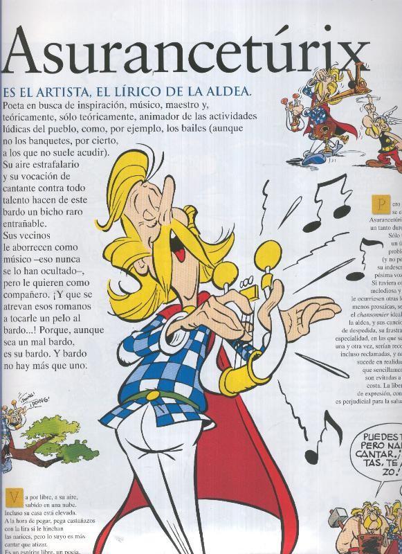 Poster-Ficha Asterix: Quien es quien: Asuranceturix