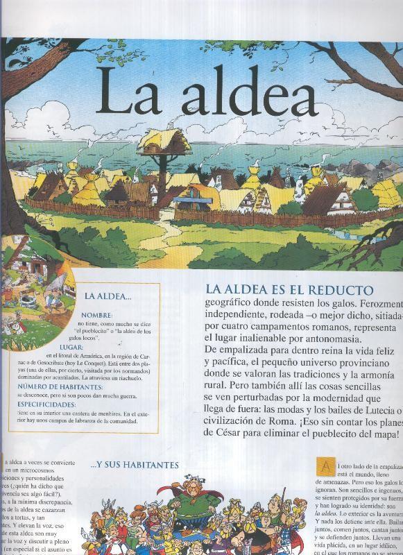 Poster-Ficha Asterix: Quien es quien: La aldea