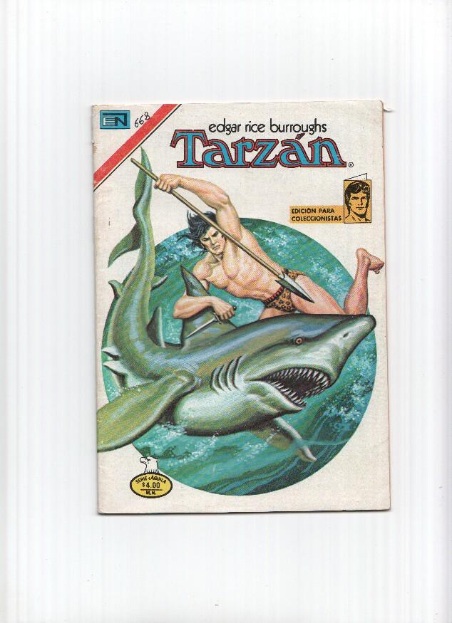 Tarzan de los monos serie Aguila numero 668: Drama en el mar