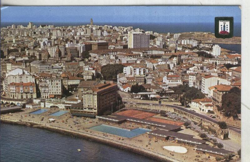 Postal: La Coruña: complejo deportivo la solana