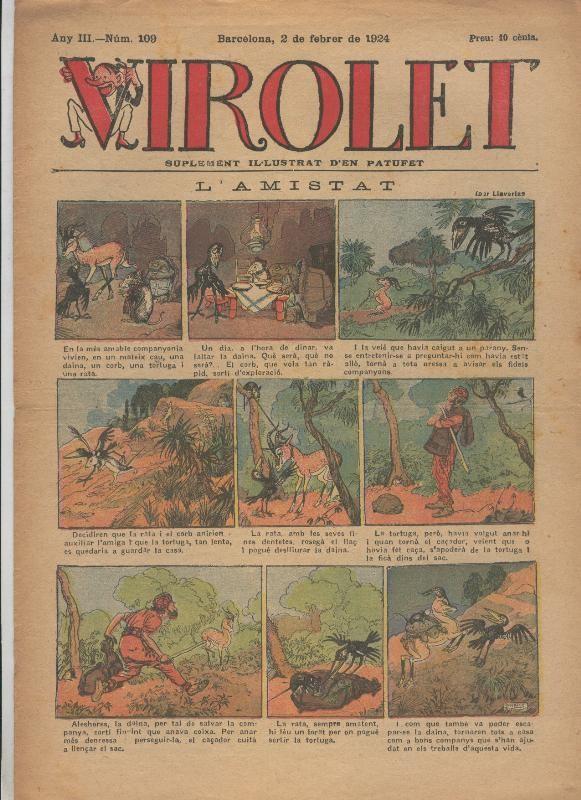 Virolet suplement illustrat d,en Patufet numero 109 del 02.02.1924