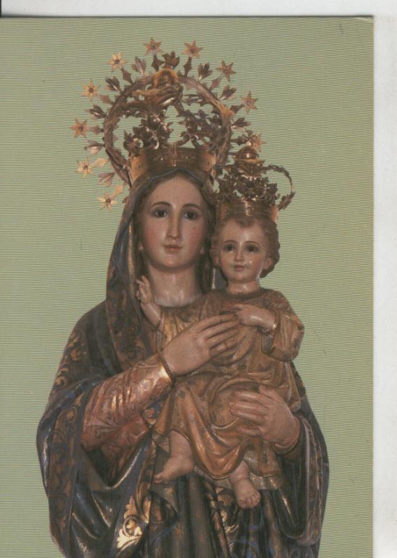 Postal 008838: Virgen Ntra Sra del Sagrado Corazon de Jesus, Malaga