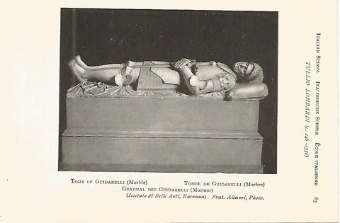 Lamina 926: LOMBARDI. Tumba de Guidarelli