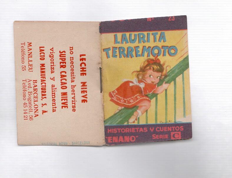 Historietas y Cuentos Enano serie C numero 23: Laurita terremot