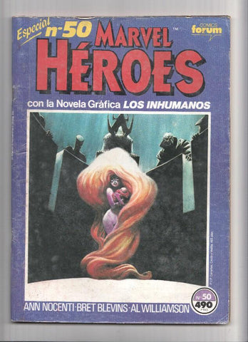 Marvel Heroes numero 50: Novela grafica de Los Inhumanos
