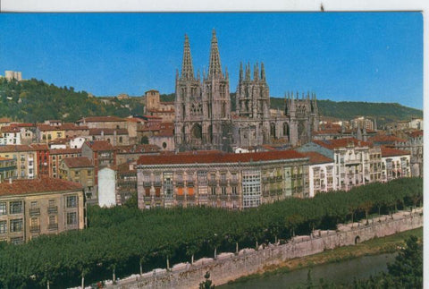 Postal 7270 : Avda Generalisimo y catedral de Burgos