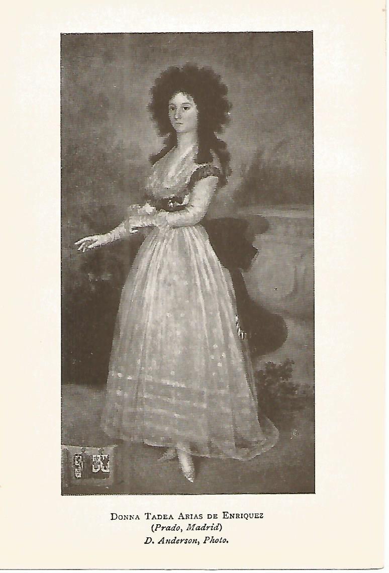 Lamina 695: GOYA. Doña Tadea Arias de Enriquez