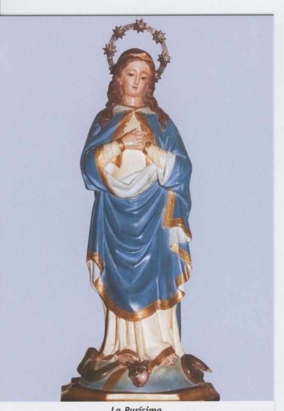 Postal Virgenes 297 : La Purisima, Hermanas Franciscanas (Murcia)