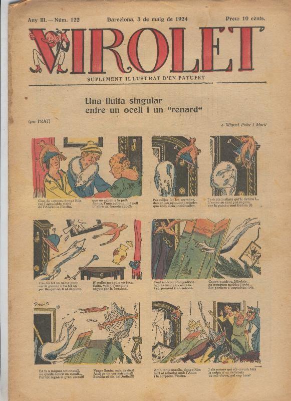 Virolet suplement illustrat d,en Patufet numero 122 del 03.05.1924