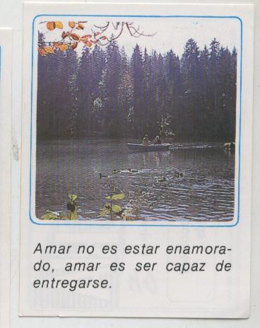 Cromos: Mensajes de Alegria numerado 40
