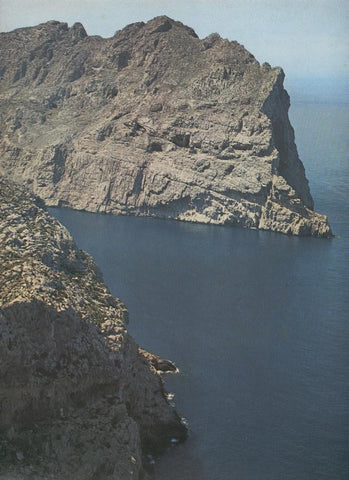 Paisaje de la peninsula de Formentor en Baleares