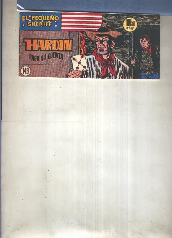 El Pequeño Sheriff facsimil numero 149: Hardin paga su cuenta