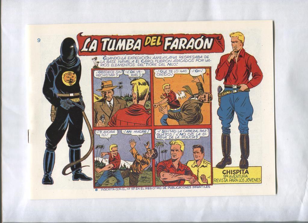 Facsimil: Chispita novena aventura numero 09: La tumba del faraon