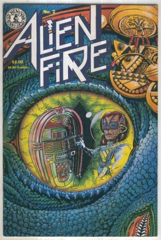 ALIEN FIRE, Vol.1 No.02: In Dark Directed (Kitchen Sink 1987)