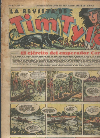 Tim Tyler de Hispano Americana numero 054 (procede de tomo desencuadernado)