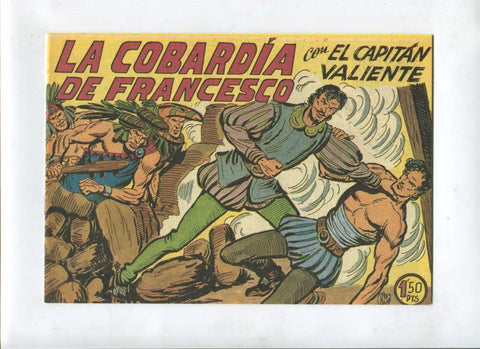 Facsimil: El Capitan Valiente numero 04: La cobardia de Francesco