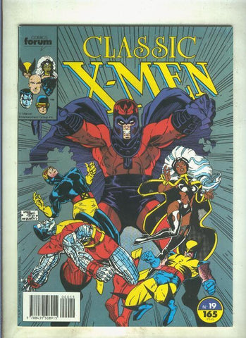 Classic X Men volumen 1 numero 19: El momento de la verdad (numerado 1 en trasera)