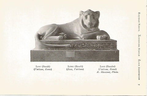 Lamina 899: EGIPTO. Leon