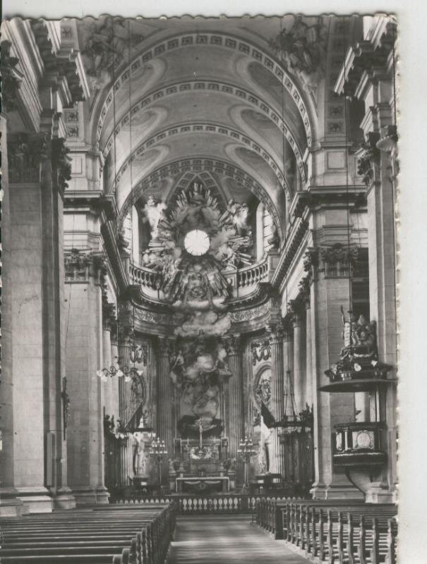 Postal 008401: Interior iglesia Notre Dame de Guebwiller, alemania
