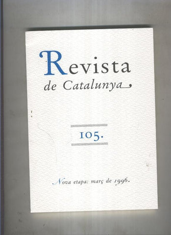 Revista de catalunya numero 105