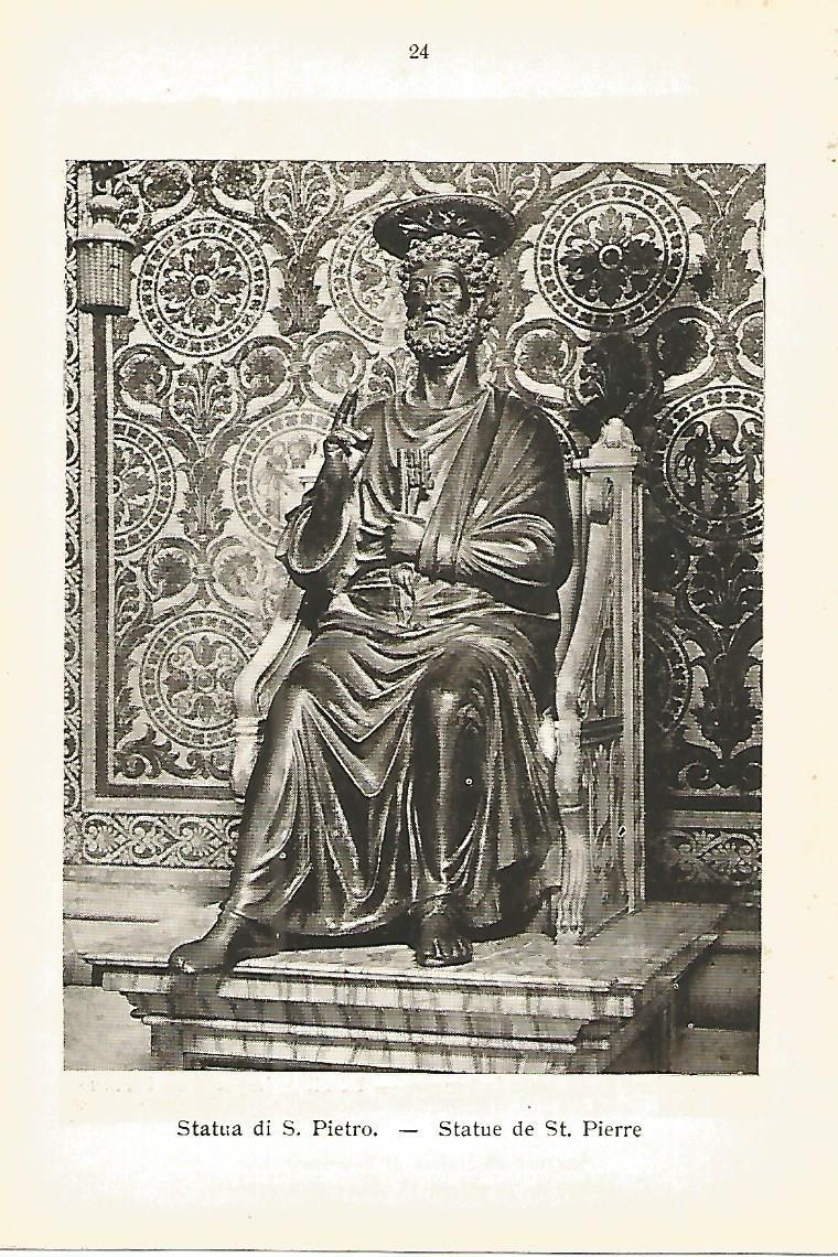 Lamina 781: VATICANO. Estatua de San Pedro
