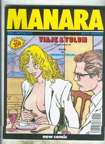 Manara revista numero 21: Viaje a Tulum, segunda parte
