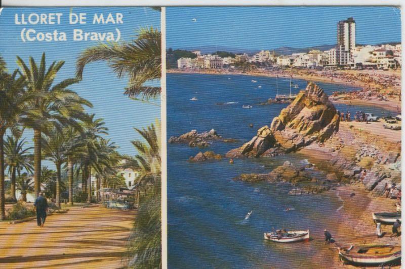 Postal 08043 : Lloret de Mar: vistas varias