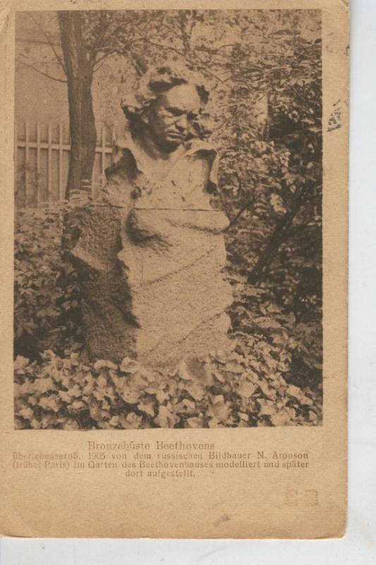 Postal 008540: Busto de Beethovens, alemania