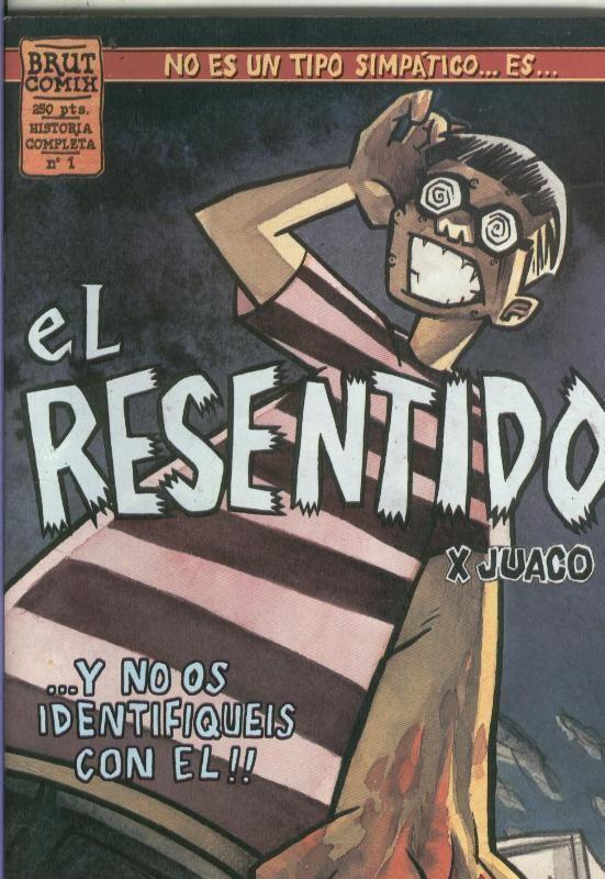 Brut Comix: El resentido numero 1 (numerado 1 en interior cubierta)