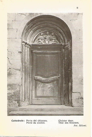 Lamina 636: CATEDRAL DE PIACENZA. Puerta del Claustro
