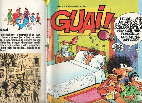 Guai publicacion semanal numero 109: Chicha, Tato y Clodoveo de Francisco Ibañez