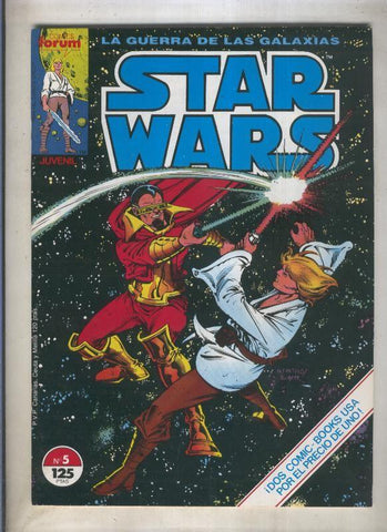 La Guerra de las Galaxias: Star Wars numero 05 (numerado 1 en trasera)