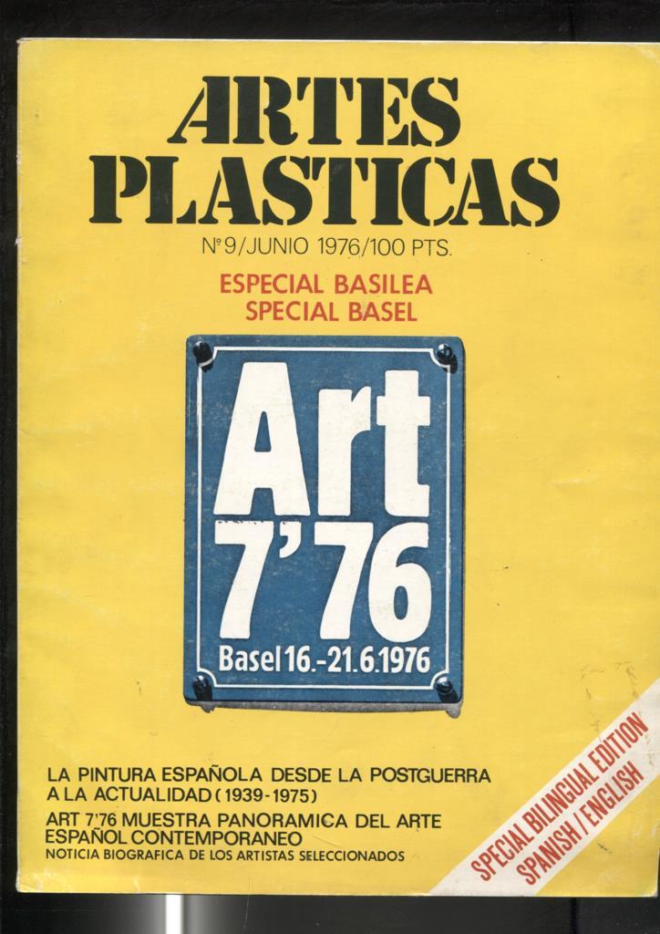 Artes Plasticas numero 9 junio 1976: especial Basilea