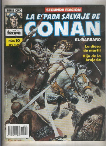 La Espada Salvaje de Conan volumen 1 segunda edicion numero 010 (numerado 1 en trasera) 