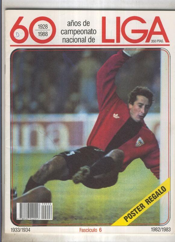 60 años de campeonato nacional de Liga 1928-1988 fasciculo numero 06