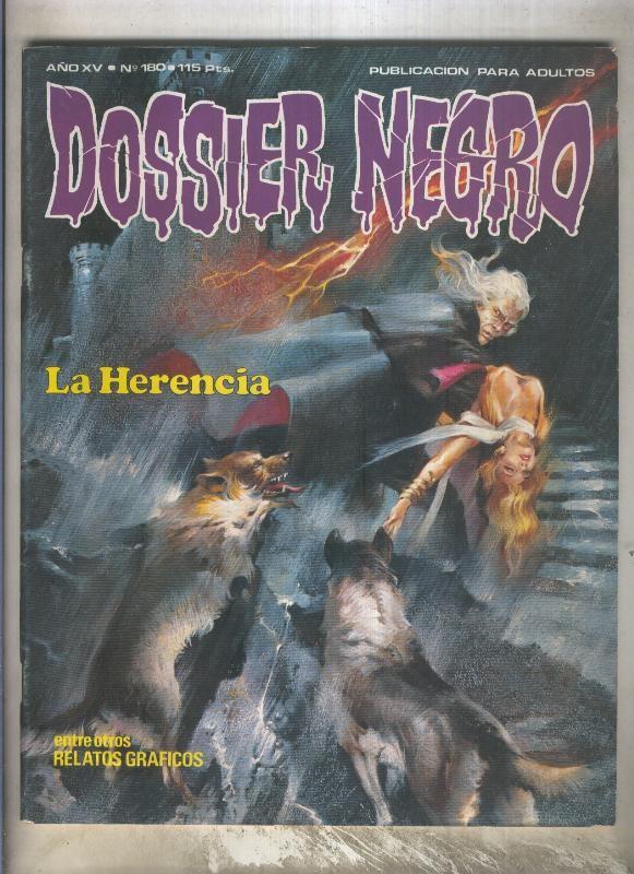 Dossier Negro numero 180 (numerado 3 en trasera)