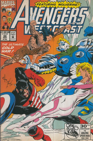 AVENGERS WEST COAST Vol.2 Numero 88: The Second Cold War