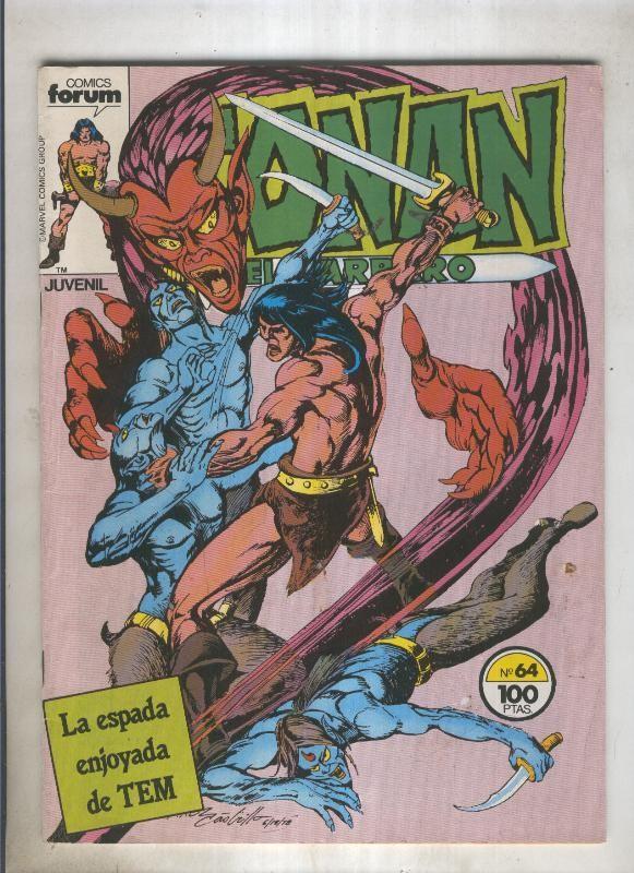 Conan el Barbaro primera edicion numero 064 (numerado 5 en trasera)