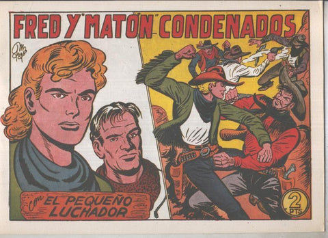 El Pequeño Luchador facsimil numero 181: Fred y Maton condenados