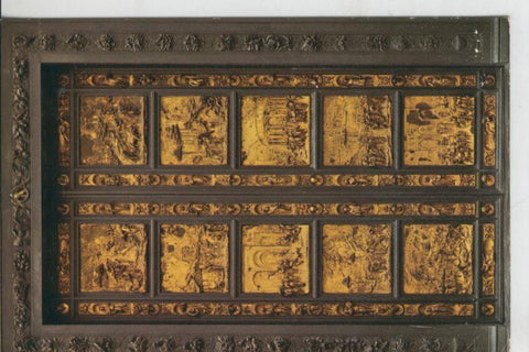 Postal 008419: Puerta del Paraiso en el Battistero di S.giovanni en Firenze, italia