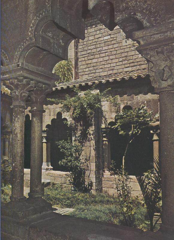 Album Grafico de España lamina 51: Claustro de San Pablo del Campo, Barcelona