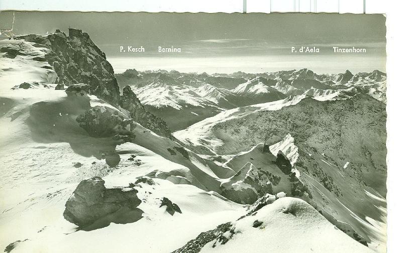 Postal 6252 : P.Kesch, Bernina, P.D,Aela, Tinzenhorn