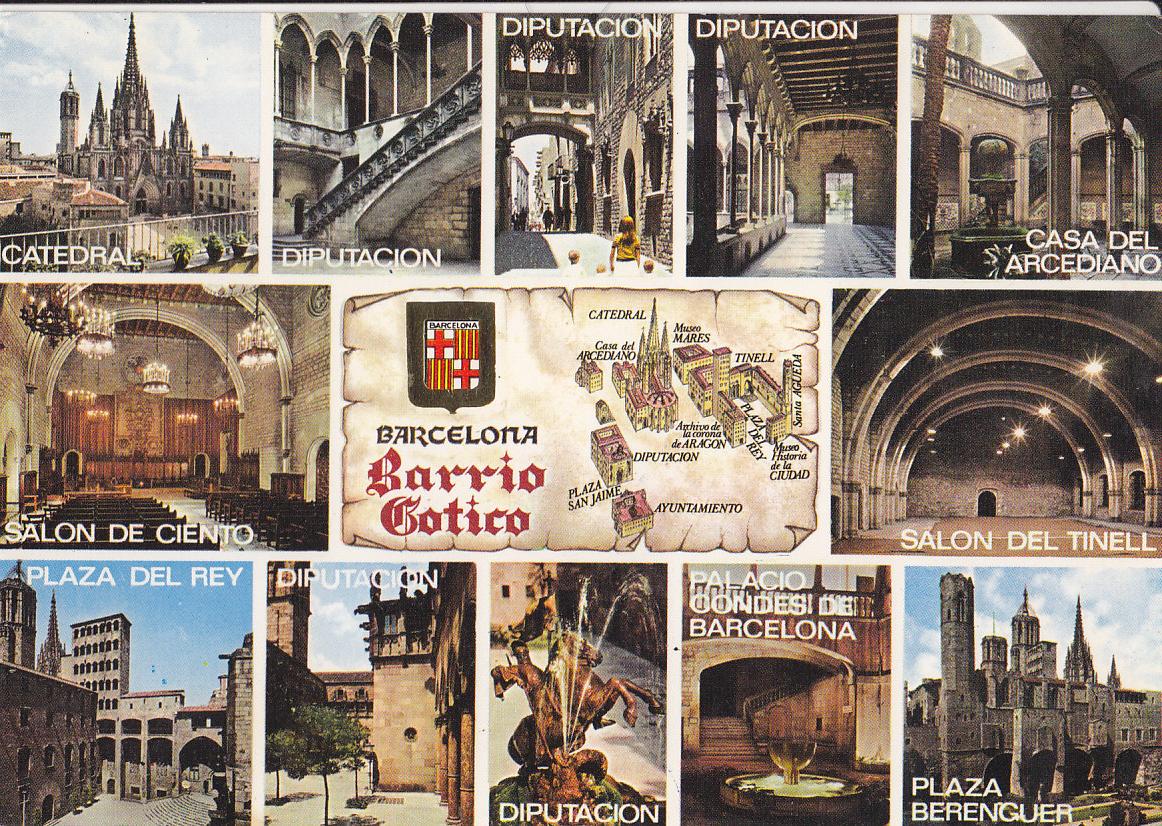Postal 61655 : Barcelona. Barrio Gotico 