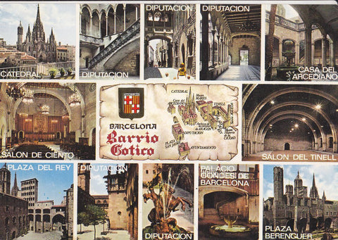 Postal 61655 : Barcelona. Barrio Gotico 