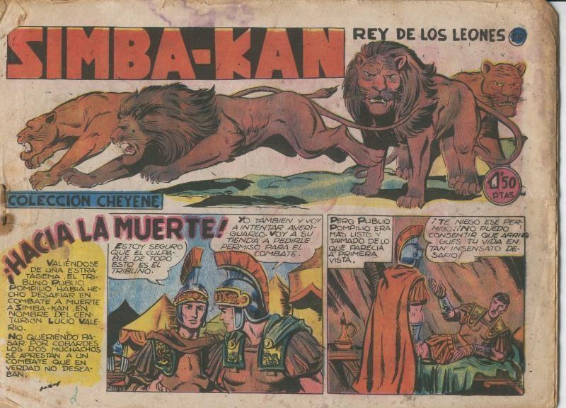 Simba Kan rey de los leones numero 29: Hacia la muerte